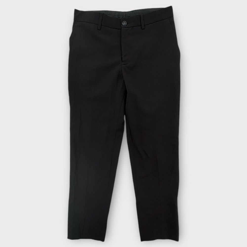 Lindbergh White Dress Pants Mens‎ 38R Slim Fit Black Formal Cropped Slim Fit 26"